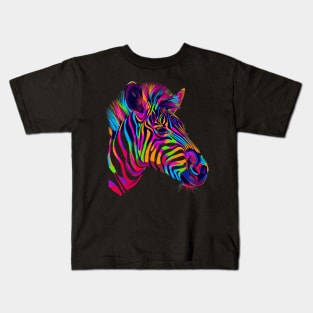 Zebra Fearsome Fighters Kids T-Shirt